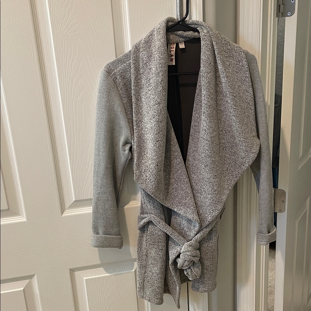 Anthropologie Dolan west coast wrap grey cardigan cozy fall